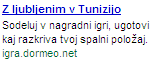 Dormeo adwords oglas